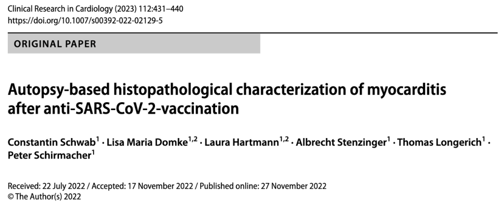 Histopathology data from multiple sources identified the causal relationship between the COVID-19 “vaccine” products and sudden death from heart disease