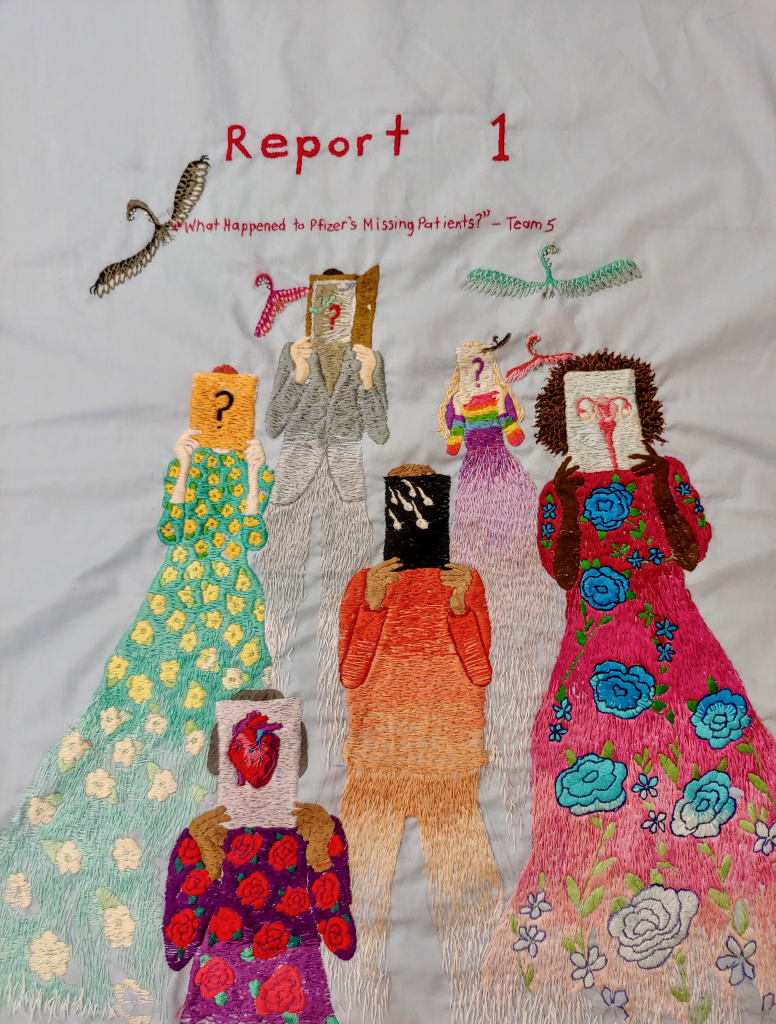 Embroidery of Report 1