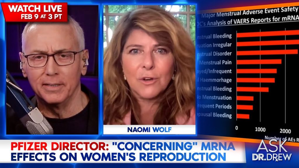 Pfizer Director: "Concerning" mRNA Effects on Women's Reproduction w/ Naomi Wolf – Ask Dr. Drew