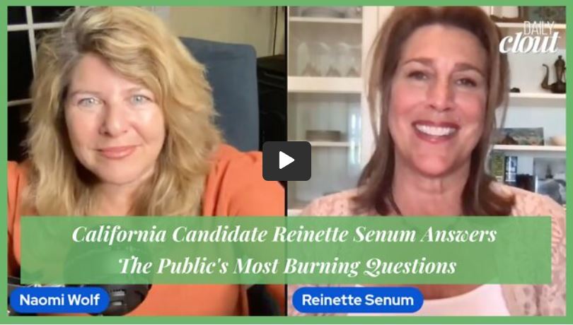 California Candidate Reinette Senum Answers The Public's Most Burning Questions