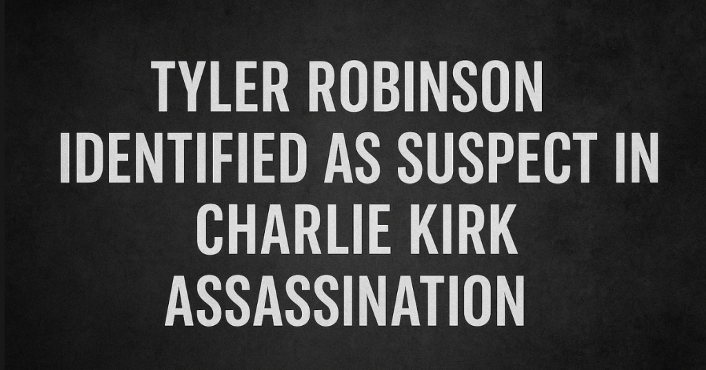 Charlie Kirk assassination suspect