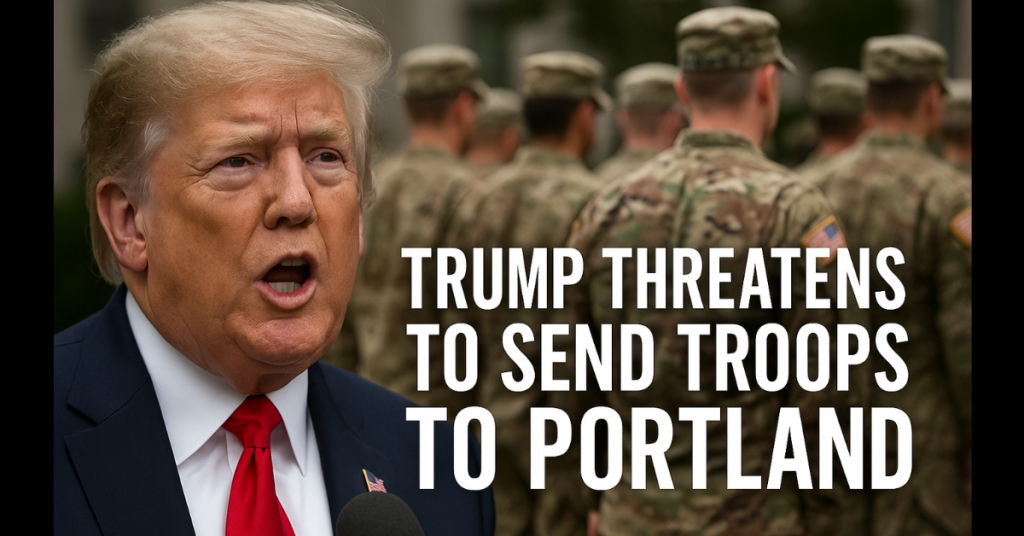 Trump troops Portland