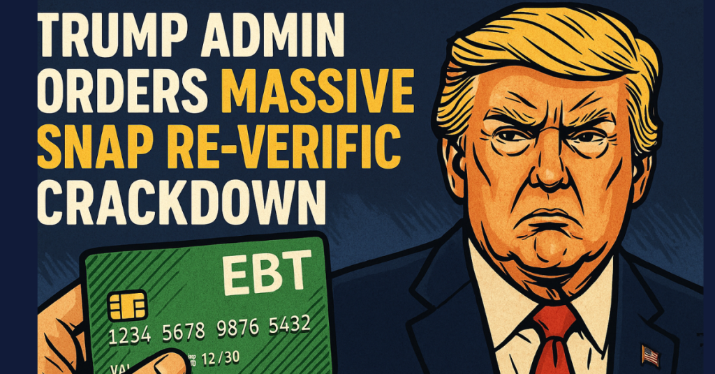 Trump Admin Orders Massive SNAP Re-Verification Crackdown - DailyClout