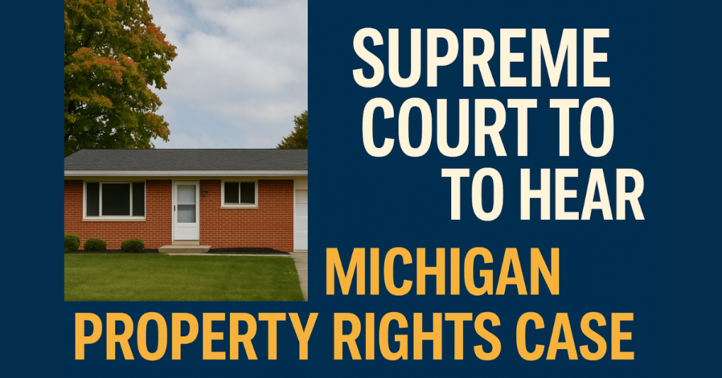 Michigan property rights case
