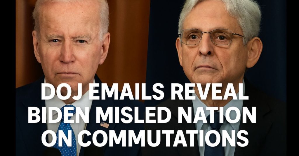 DOJ emails reveal Biden commutations scandal