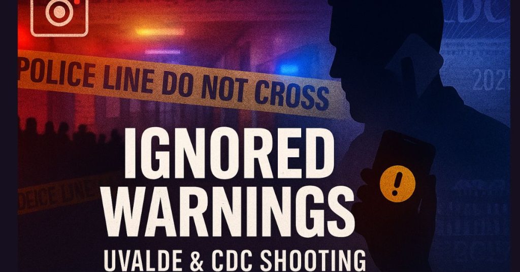 Ignored warnings in Uvalde and CDC shooting