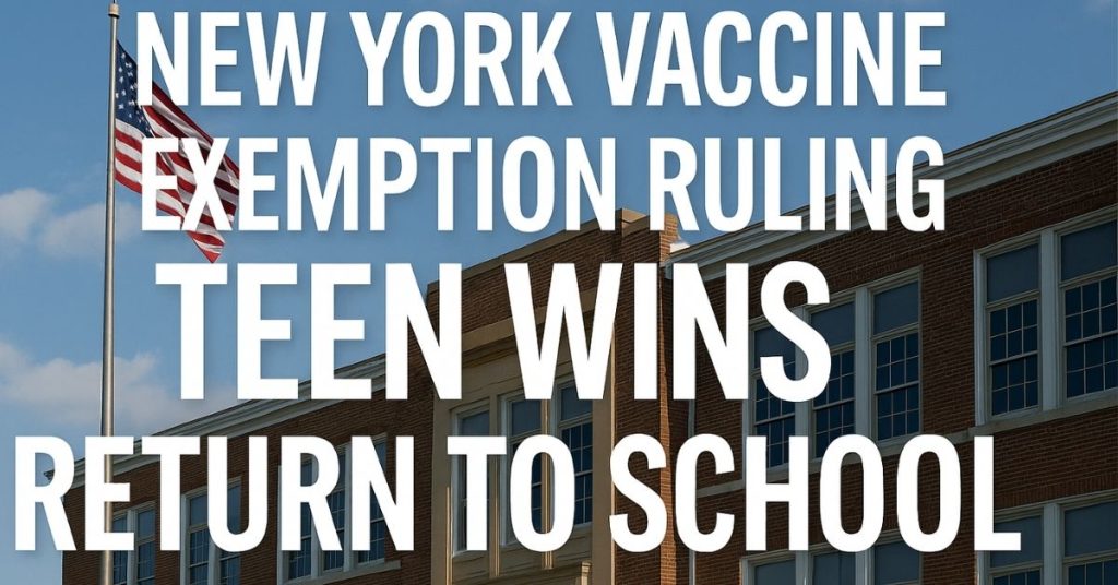 New York vaccine exemption ruling