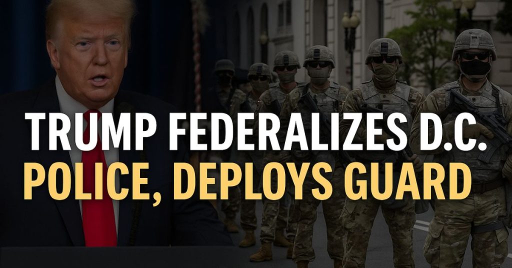 Trump federalizes D.C. police