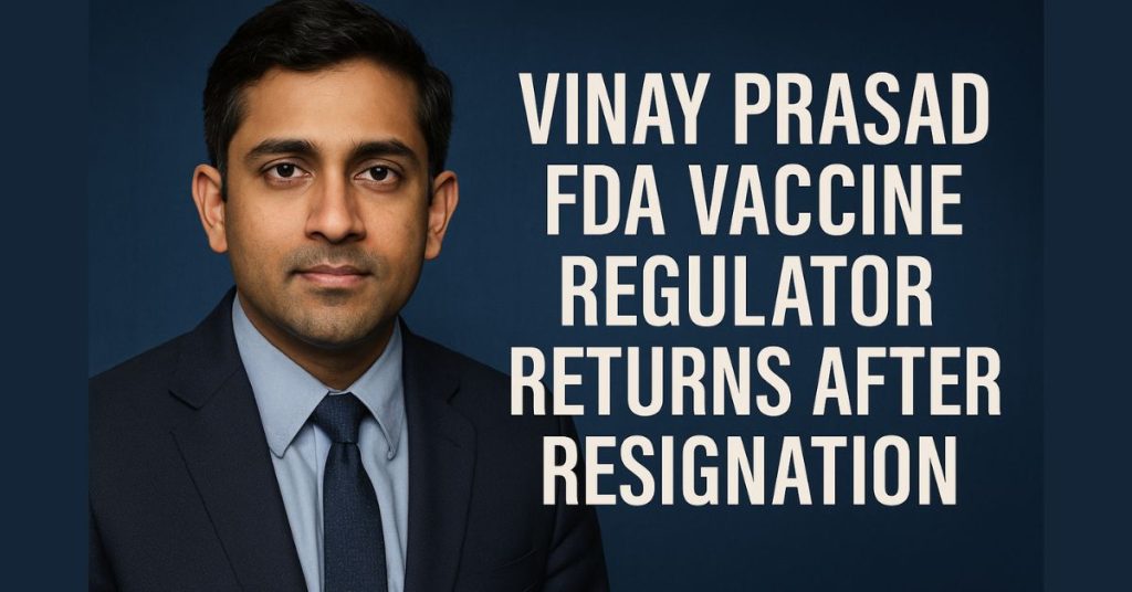 Vinay Prasad FDA vaccine regulator