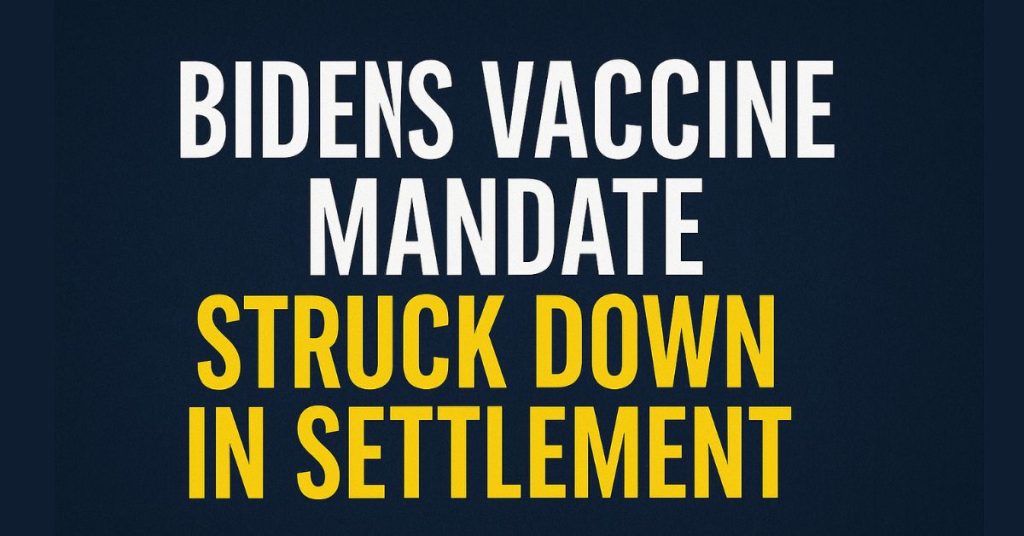 Biden vaccine mandate settlement
