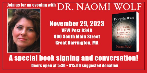 Join Event With Dr. Naomi Wolf: Book Signing And Conversation! - DailyClout