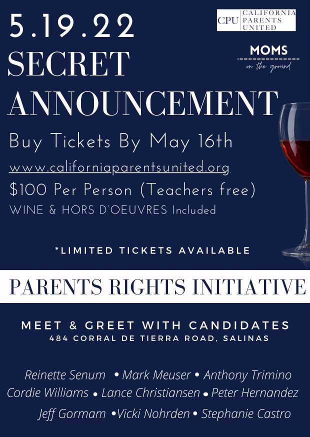 Parental Right’s Event in Carmel