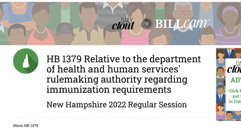 New Hampshire Representative Blasek Discusses Recent Bills