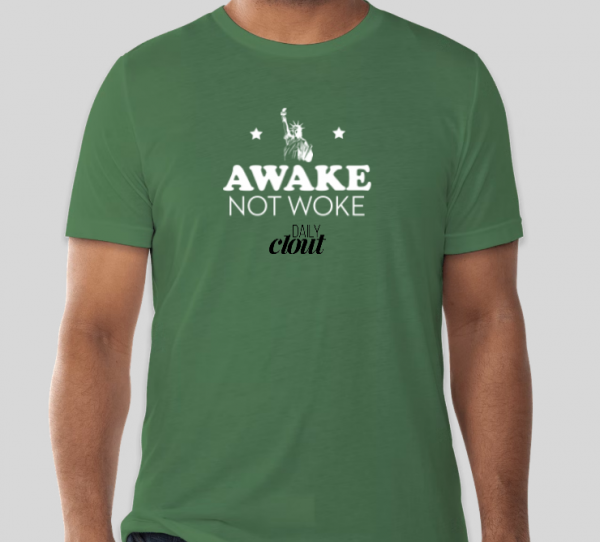 awake not woke tshirt