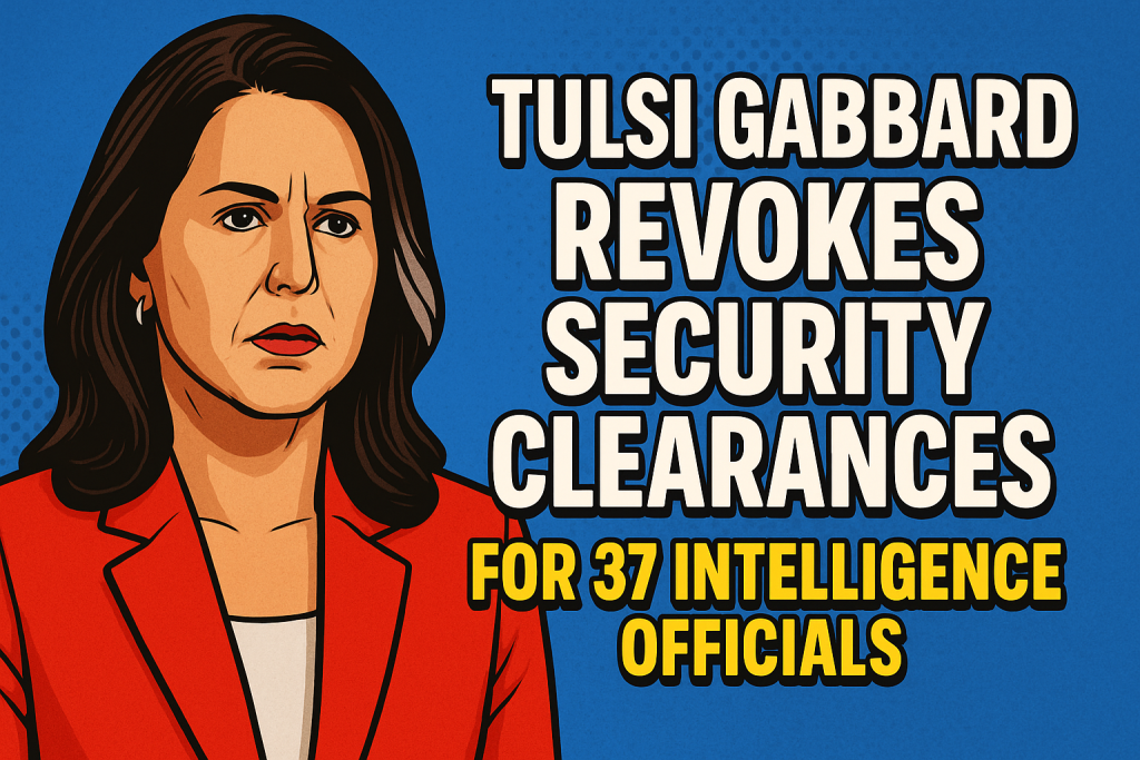 Tulsi Gabbard revokes security clearances